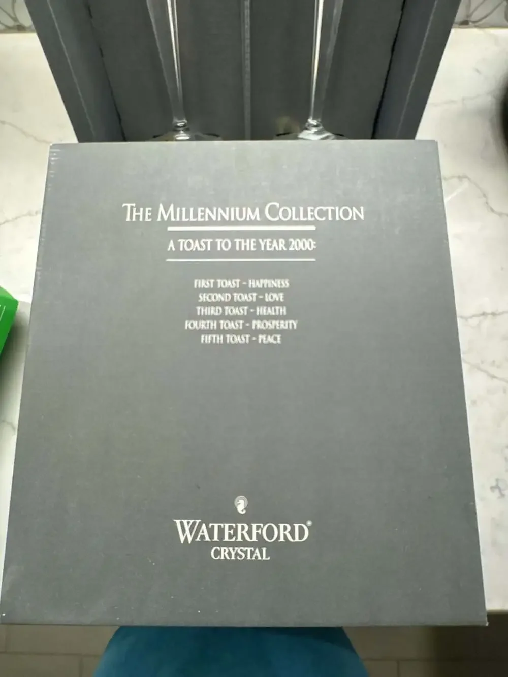 Waterford Crystal Millennium Collection Champagne Toasting Flutes